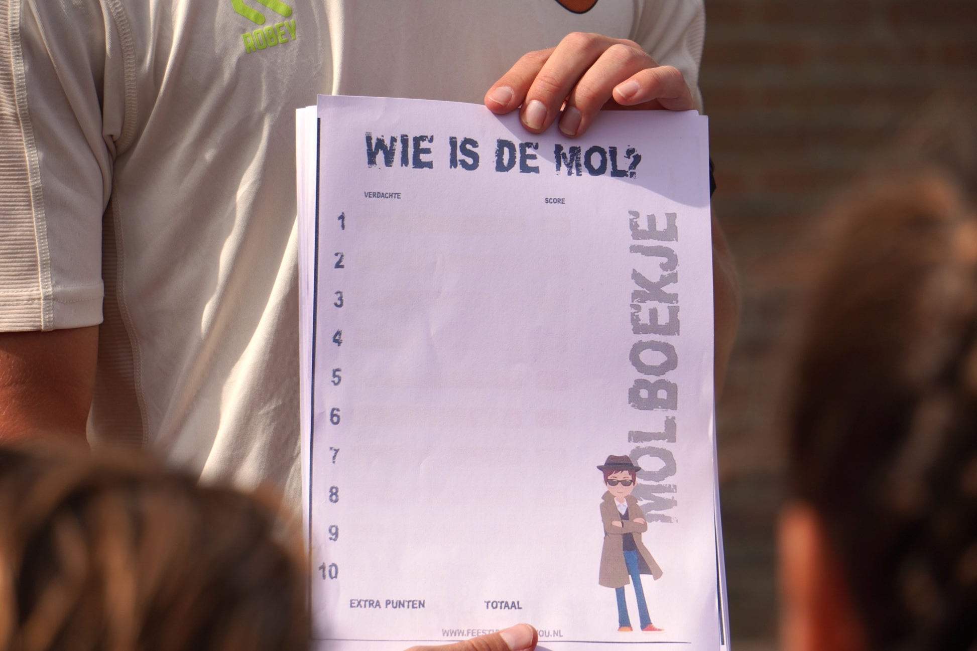 Kinderfeestje wie is de mol